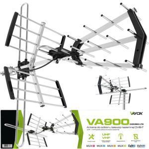 ANTENA DVB-T2 DO TV NAZIEMNEJ ZEWNĘTRZNA KIERUNKOWA COMBO UHF VHF 4K VAYOX