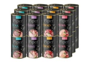 Karma mokra dla kota PIPER Dolina Noteci mix smaków puszki 12x400g