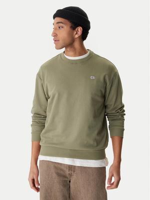 RVCA Bluza Va Essential Crew AVYFT00331 Zielony Regular Fit