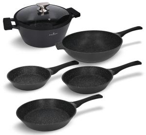 Zestaw garnka i patelni 6 el. Black Stone Zwieger