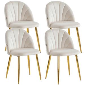4x KRZESŁO TAPICEROWANE WELUROWE DO SALONU JADALNI GABINET LOFT GLAMOUR