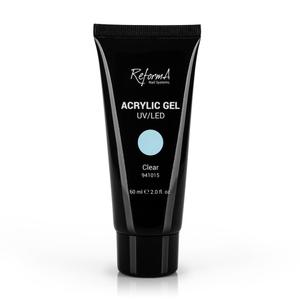 Acrylic Gel - Clear, przezroczysty, transparentny akrylożel w tubce, 60 ml