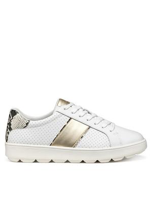 Geox Sneakersy D Spherica Ecub-1 D55WEA 09BBN C1327 Biały