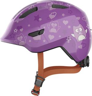 ABUS kask dziecięcy rowerowy SMILEY 3.0 fioletowy (45-50)