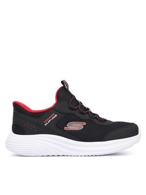 Skechers Sneakersy Bounder Pro Slip-Ins 404208L/BLK Czarny