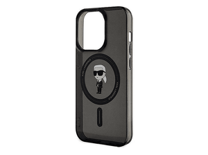 Etui KARL LAGERFELD IML Ikonik Magsafe do iPhone 15 Pro Max 6,7 cala Czarny KLHMP15XHFCKNOK