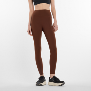 Legginsy damskie do jogi New Balance Harmony WP51112ROK – brązowe