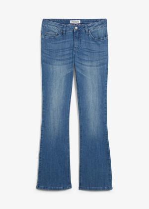 Jeansy o kroju bootcut, mid waist, ze stretchem