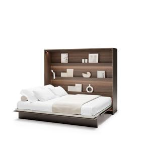 Półkotapczan poziomy BC-14 Bed Concept 160x200 cm Rozmiar łóżka - 160x200 cm | Kolor - Dąb dunin | składany | funkcjonalny | oszczędność przestrzeni