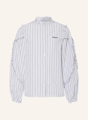 Dolce & Gabbana Bluzka Z Falbankami weiss