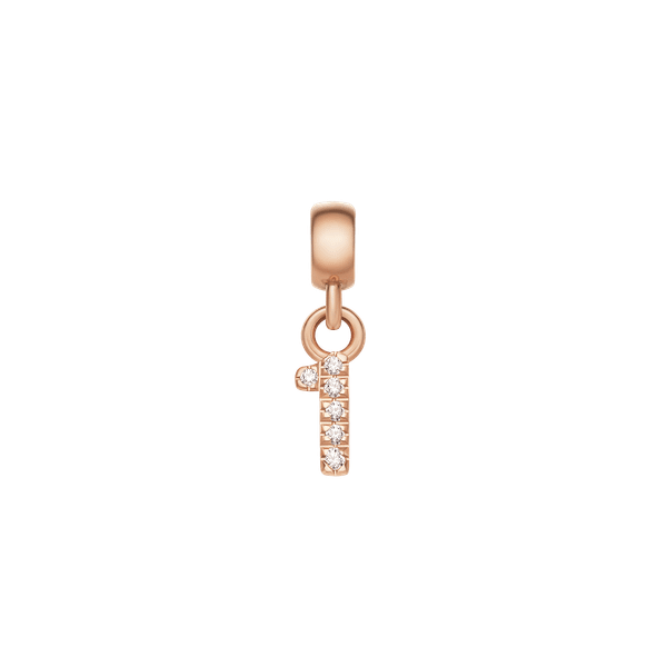 Daniel Wellington DW Charm Number 1 Rose Gold