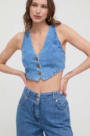 Twinset kamizelka jeansowa