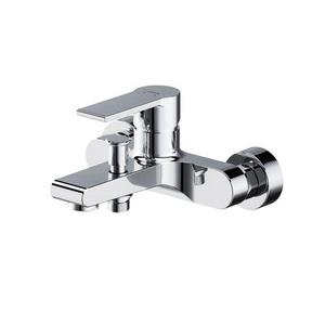 Bateria wannowa ścienna Brasco chrom