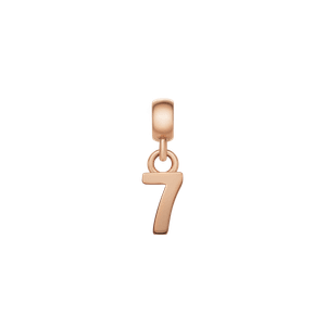 Daniel Wellington DW Charm Number 7 Rose Gold