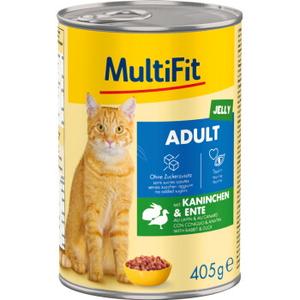 MultiFit Adult Jelly Królik z kaczką 12x405 g