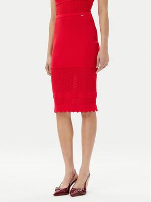 Gaudi Spódnica ołówkowa 511FD73005 Czerwony Slim Fit