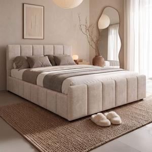 Łóżko tapicerowane z pojemnikiem SFG0166 | 180x200 | SZENIL | Beż #7