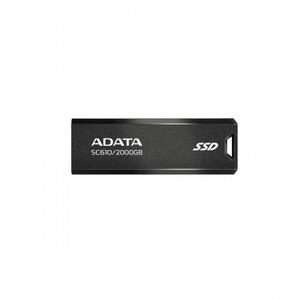 Adata Dysk SSD zewnętrzny SC610 2000 GB USB3.2A Gen2 czarny