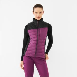 Kamizelka Damska VIKING Blast Lady Vest Primaloft Czarno-Fioletowa (S)
