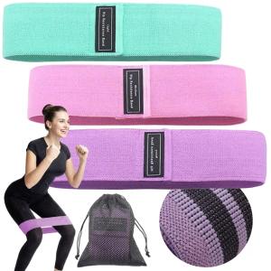 GUMY OPOROWE DO ĆWICZEŃ WORKOUT BANDS TAŚMY ELASTYCZNE FITENSS ZESTAW 3 SZT