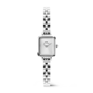 Daniel Wellington DW Watch Quadro Mini Arch 3-link White Sunray Silver 15.4X18.2mm