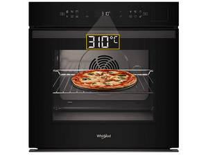 Piekarnik parowy WHIRLPOOL WOI6A8HT1SBA 73l SteamSense Pizza 310C Termoobieg Air Fry SoftClosing A+ Czarny