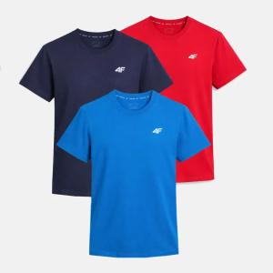 KOMPLET KOSZULEK MĘSKICH 4F ZESTAW 3PAK T-SHIRT XL TTSHM3341