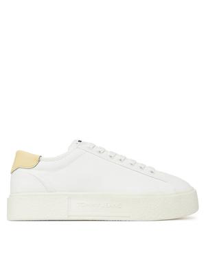 Tommy Jeans Sneakersy Tjw Flatform Canvas Sneaker EN0EN02792 Écru