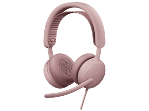 Słuchawki przewodowe LOGITECH Zone Wired 2 Różowe