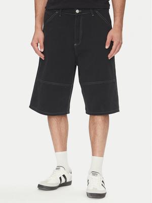 Jack & Jones Szorty jeansowe Owen 12278222 Czarny Baggy Fit