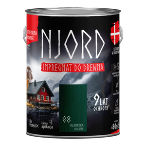 Impregnat do drewna islandzka dolina 5 l Njord