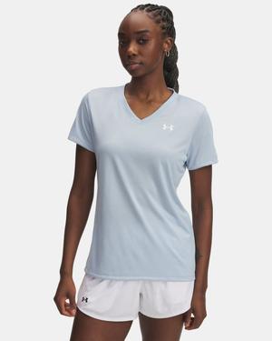 UNDER ARMOUR koszulka damska t-shirt sportowy SSV-Solid błękitna (XS)