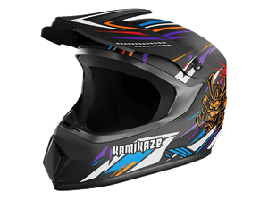 Kask pełny Full Face KAMIKAZE Ninja M Wielokolorowy