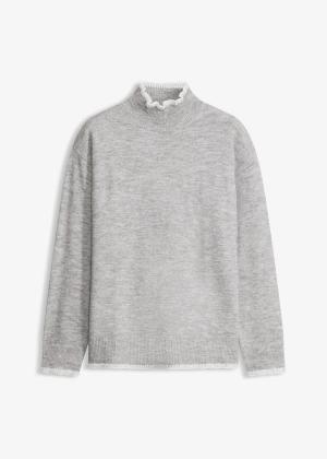 Sweter ze stójką