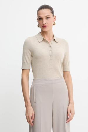 BOSS polo damskie wełniane Fidenka