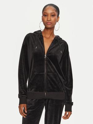 Juicy Couture Bluza Halan JCWAS24342 Czarny Oversize