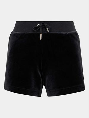 Juicy Couture Szorty sportowe Eve JCCH221001 Czarny Regular Fit