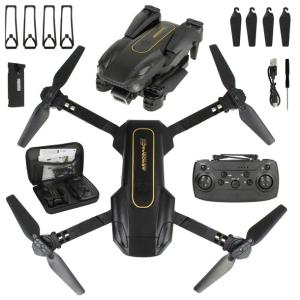 DRON DLA DZIECI 2X KAMERA WIFI APLIKACJA ANDROID iOS SKŁADANY Z OSŁONAMI