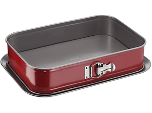 Forma do ciasta prostokątna TEFAL DeliBake 36x24cm Czerwony J1640574