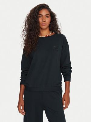 Roxy Bluza Surfing By Moonlight ERJFT05008 Czarny Relaxed Fit