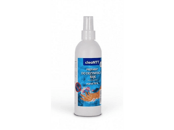 Preparat do dezynfekcji rąk cleaNTT CLN0080 o zapachu kwiatowym 250ml