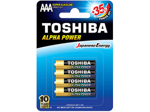 Baterie TOSHIBA Alpha Power AAA 4szt.
