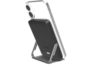 Powerbank SBS 5000 mAh Wireless Magnetic ze stojakiem i wyświetlaczem LCD TEBB5000MAGSTAND Czarny