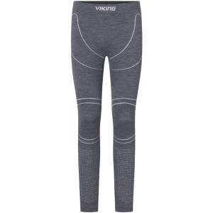 Viking Bielizna termoaktywna - legginsy z wełny merino Lan Pro Man Pants grafitowe (M)