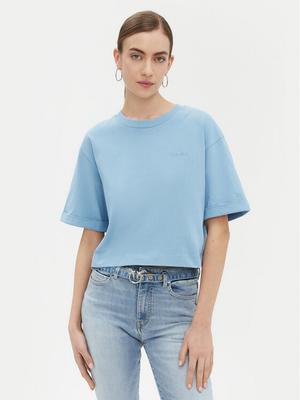 PINKO T-Shirt 104882 A2HN Niebieski Regular Fit