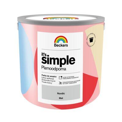 Farba plamoodporna IT'S SIMPLE Nordic 2,5 l Beckers