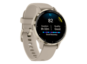 Smartwatch GARMIN Venu 3S 41mm Szaro-złoty 010-02785-02