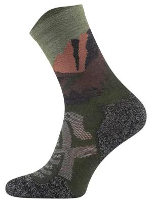 Skarpety trekkingowe ALPINE HILLS 70% MERINO Performance Khaki 39-42
