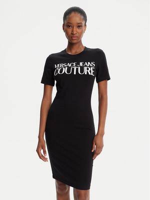 Versace Jeans Couture Sukienka codzienna 79HAOE05 CJ02E Czarny Slim Fit