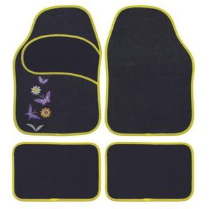 Dywanik uniwersalny "motyle" 99409-6 tekstylny antracyt POLGUM